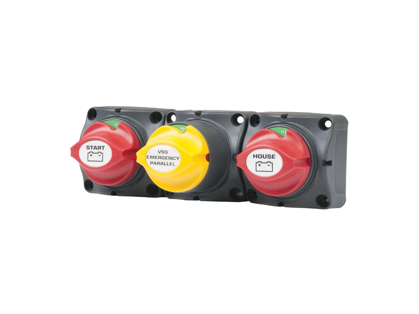 BEP Battery Distribution Cluster f/Single Engine w/Two Battery Banks w/Motorized VSR