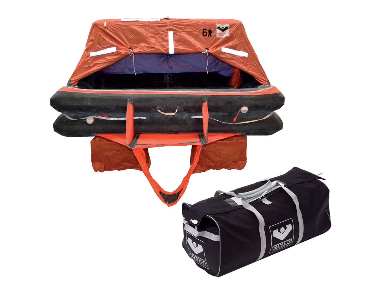 VIKING Coastal Life Raft 6 Person Valise