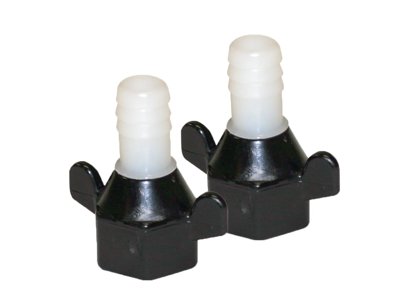 Shurflo by Pentair 1/2" Barb x 1/2" NPT-F Hex/Wingnut Straight Fitting (Pair)