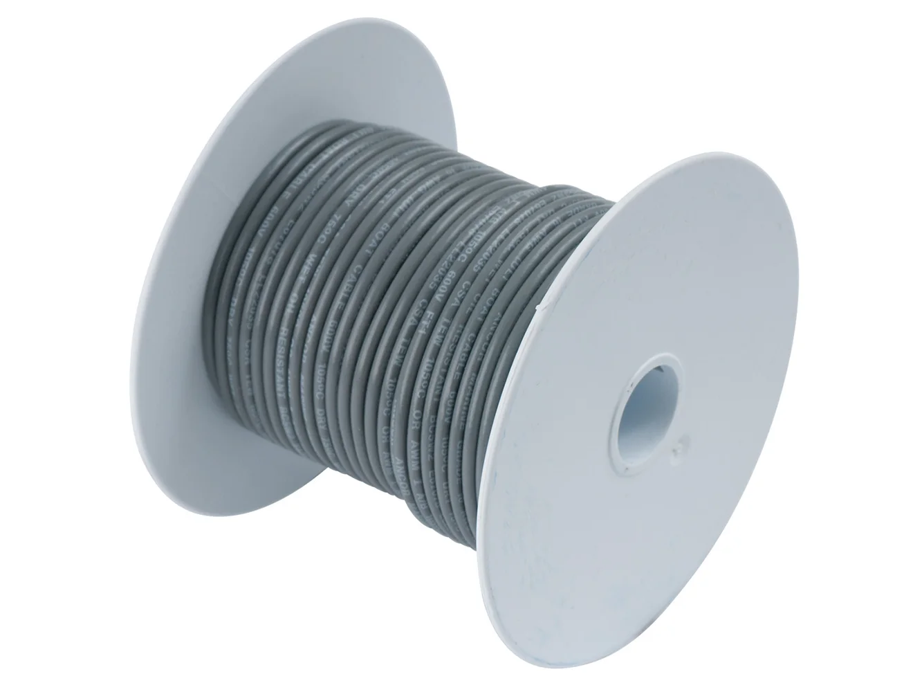 Ancor Grey 14 AWG Tinnned Copper Wire - 500'