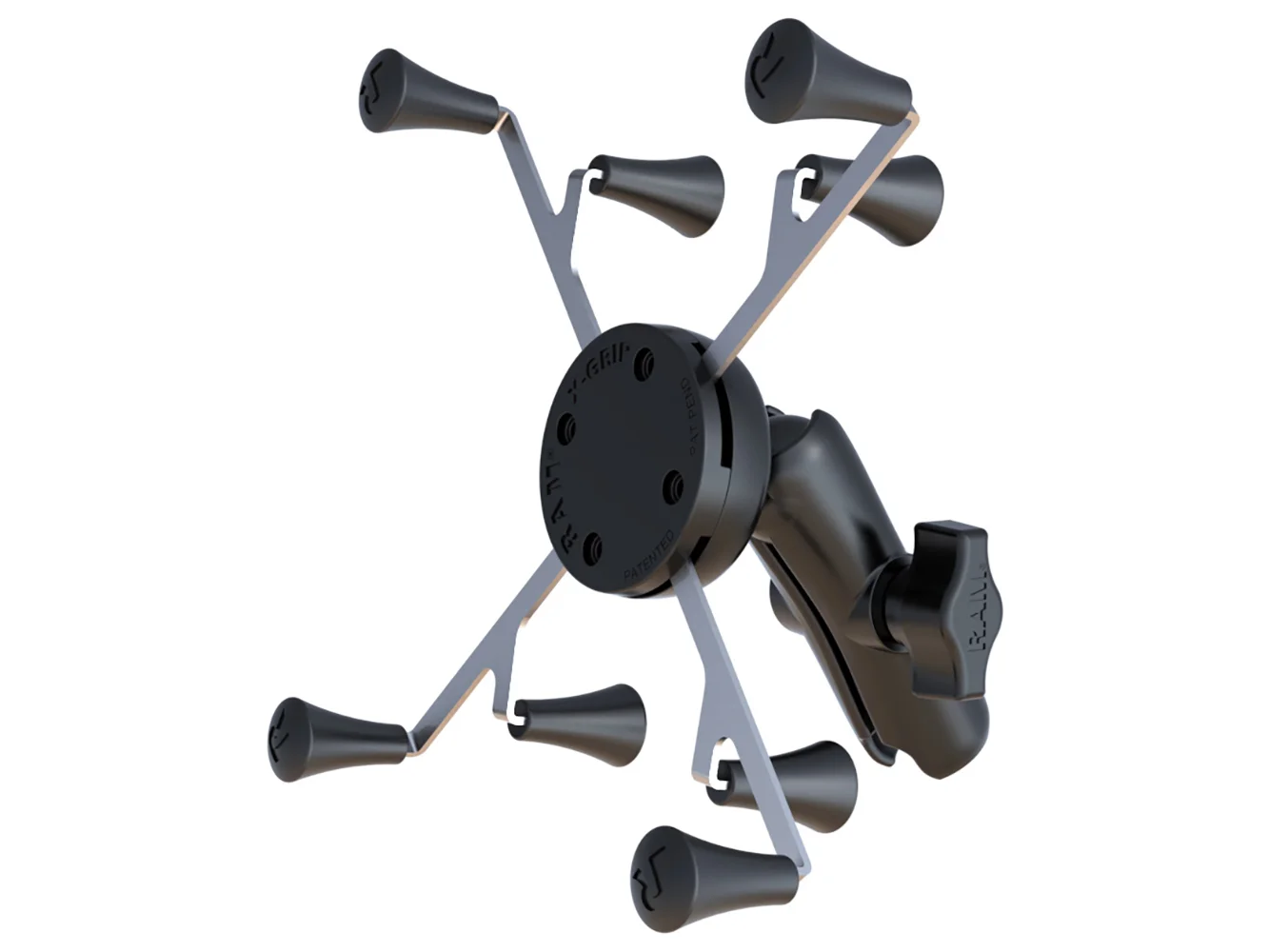 RAM Mount Universal X-Grip® Cradle with 1" Ball & STANDARD Length Double Socket Arm f/7" Tablets