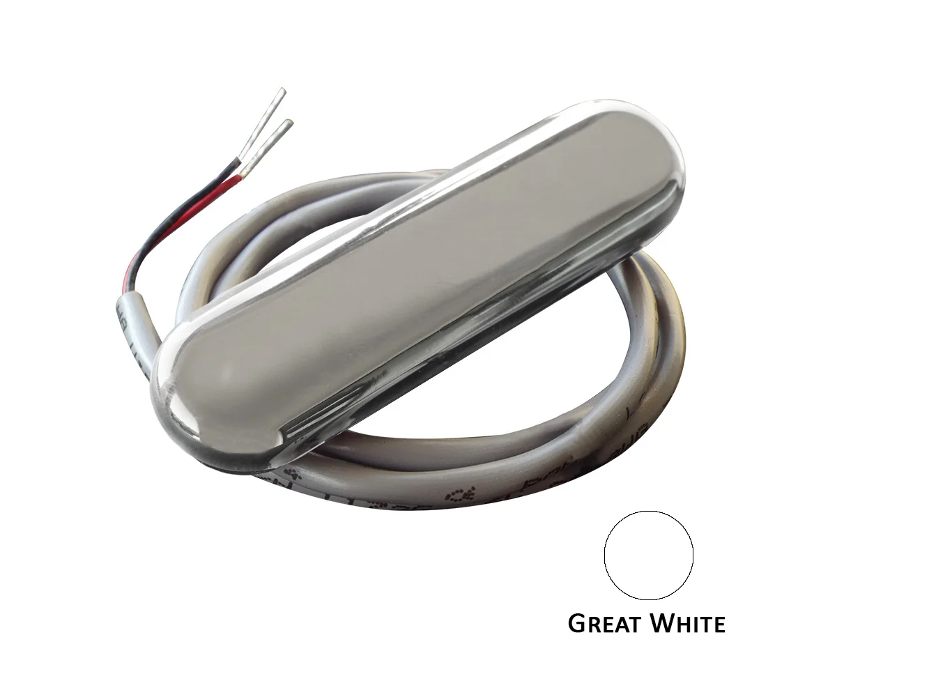 Shadow-Caster Courtesy Light w/2' Lead Wire - 316 SS Cover - Great White - 4-Pack