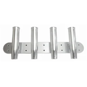 Tigress 4 Rod Aluminum Transom Mount Rod Holder - 28"