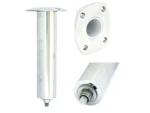 Tigress 4 Hole Extra Long Swivel Rectangular Head Rod Holder - 0° - 12-1/2"