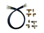 Octopus 30" Hose & Fitting Kit Including Orb & NPT Helm Fittings