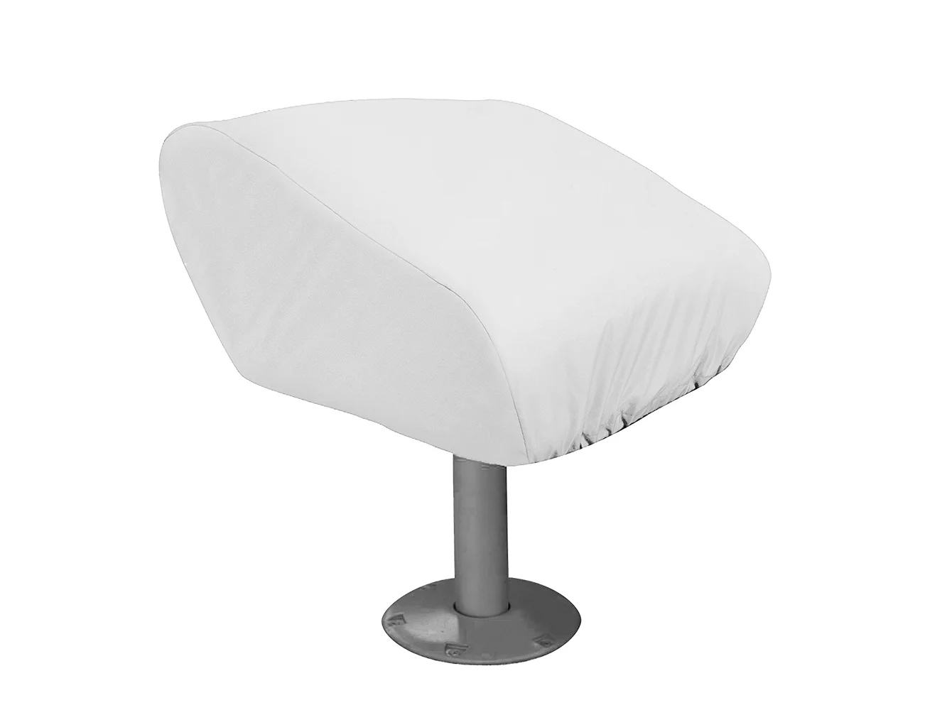 Taylor Made Folding Pedestal Boat Seat Cover - Vinyl White