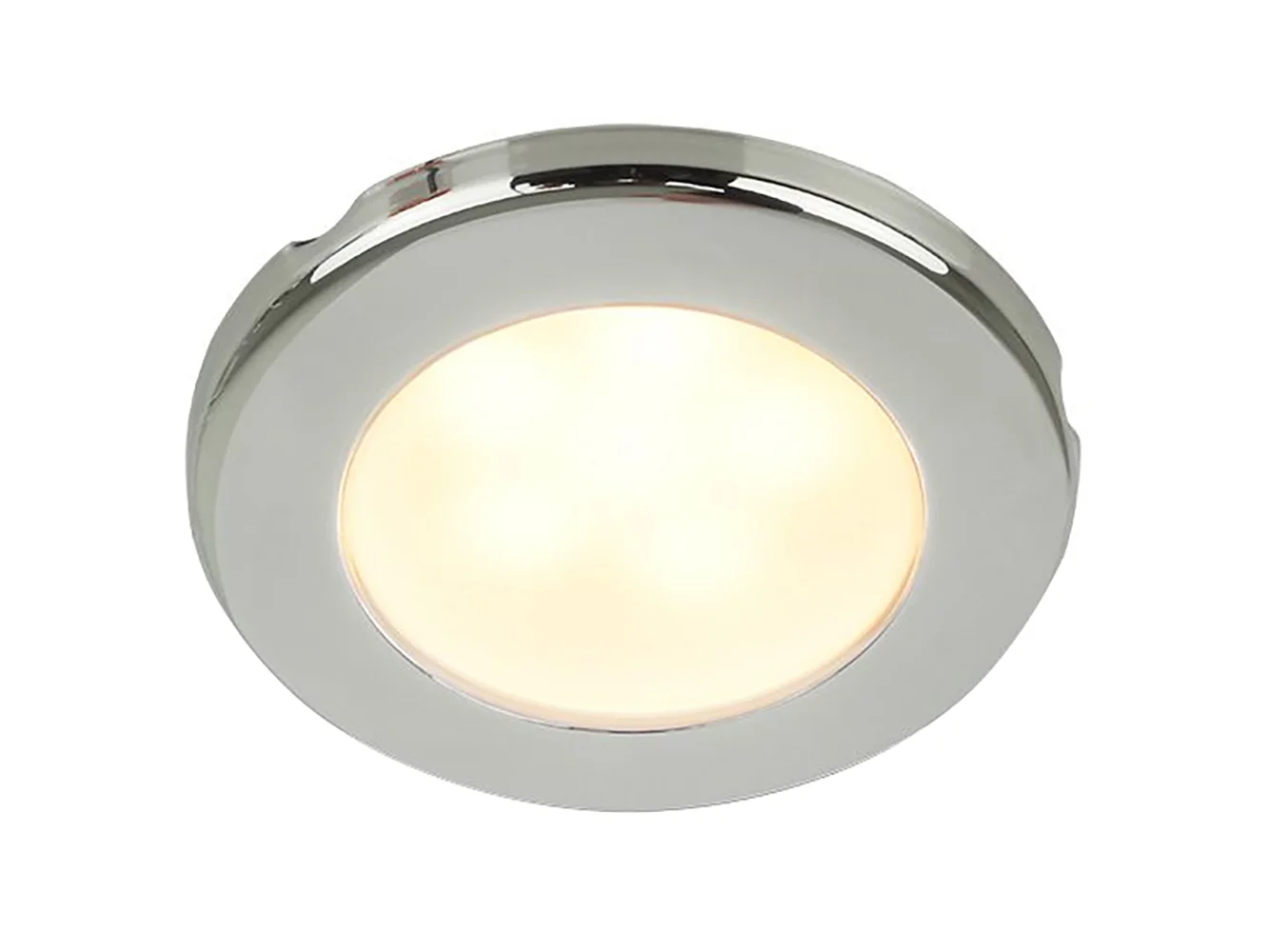 Hella Marine EuroLED 75 3" Round Screw Mount Down Light - Warm White LED - Stainless Steel Rim - 12V