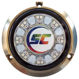 SHADOW-CASTER 24 LEDs Bronze Underwater Marine Light - Color Changing | SCR-24-CC-BZ-10