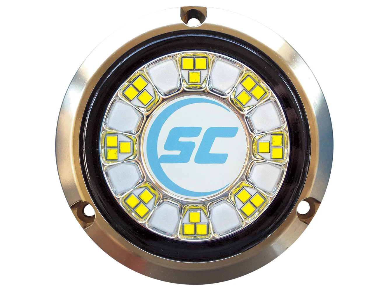 Shadow-Caster SCR-24 Bronze Underwater Light - 24 LEDs - Bimini Blue/Great White