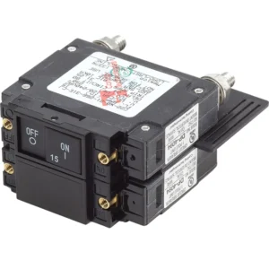 Blue Sea 7462 UL-489 Circuit Breaker - 15A Flat Rocker