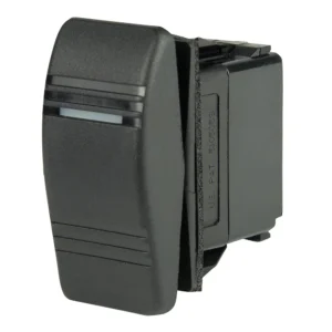 BEP SPDT Contura Switch - 1-Amber LED - (ON)/OFF/ON