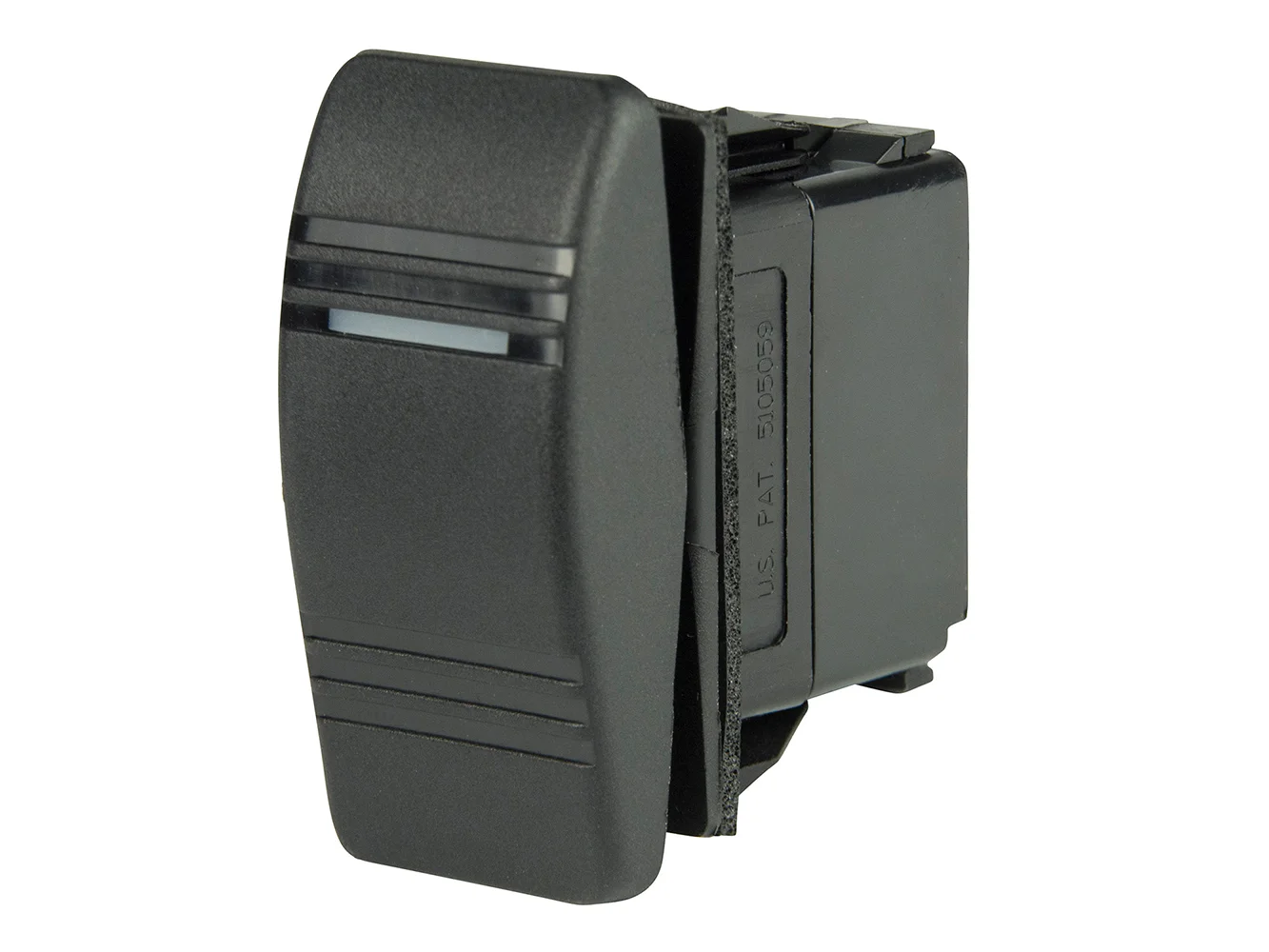 BEP SPDT Contura Switch - 1-Amber LED - (ON)/OFF/ON
