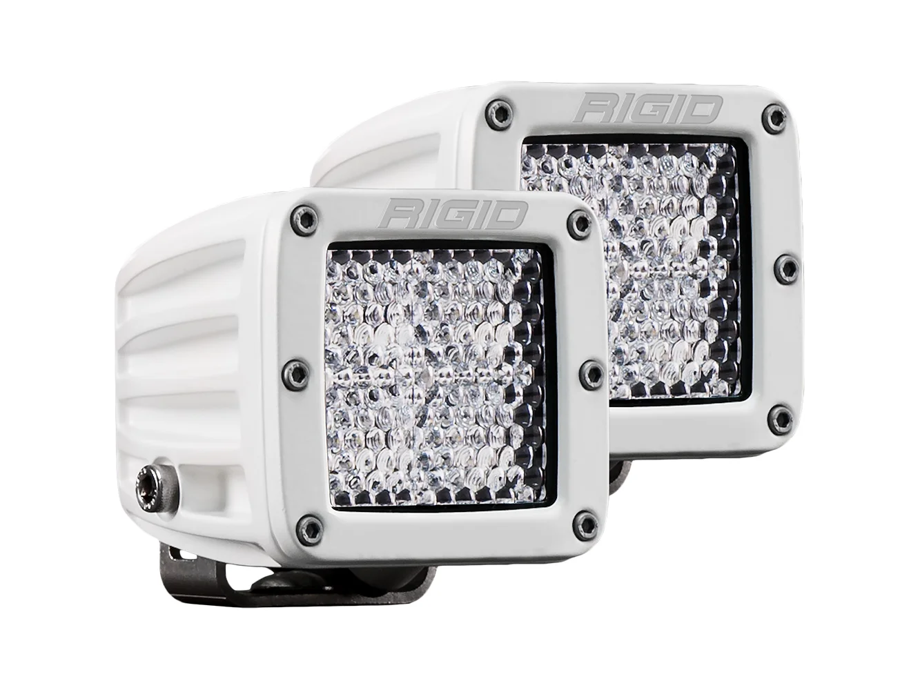 RIGID Industries D-Series PRO Hybrid-Diffused LED - Pair - White