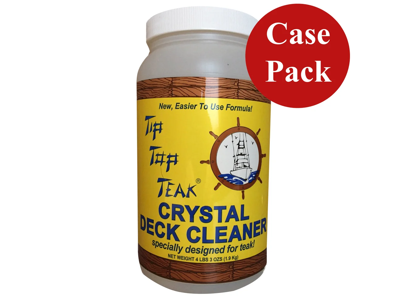 Tip Top Teak Tip Top Teak Crystal Deck Cleaner - Half Gallon (4lbs 3oz) - *Case of 6*