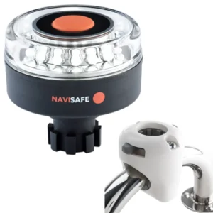 Navisafe Navilight 360&deg; 2NM w/Navibolt Base & Rail Mount - White