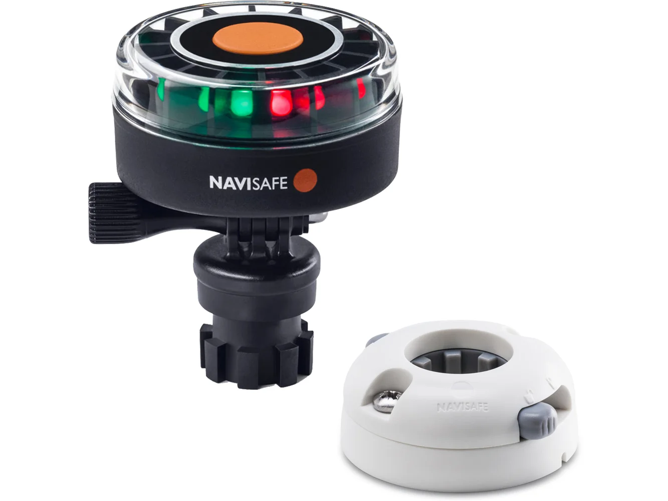 Navisafe Navilight 2NM Tricolor w/Navimount Base & Horizontal Mount - White