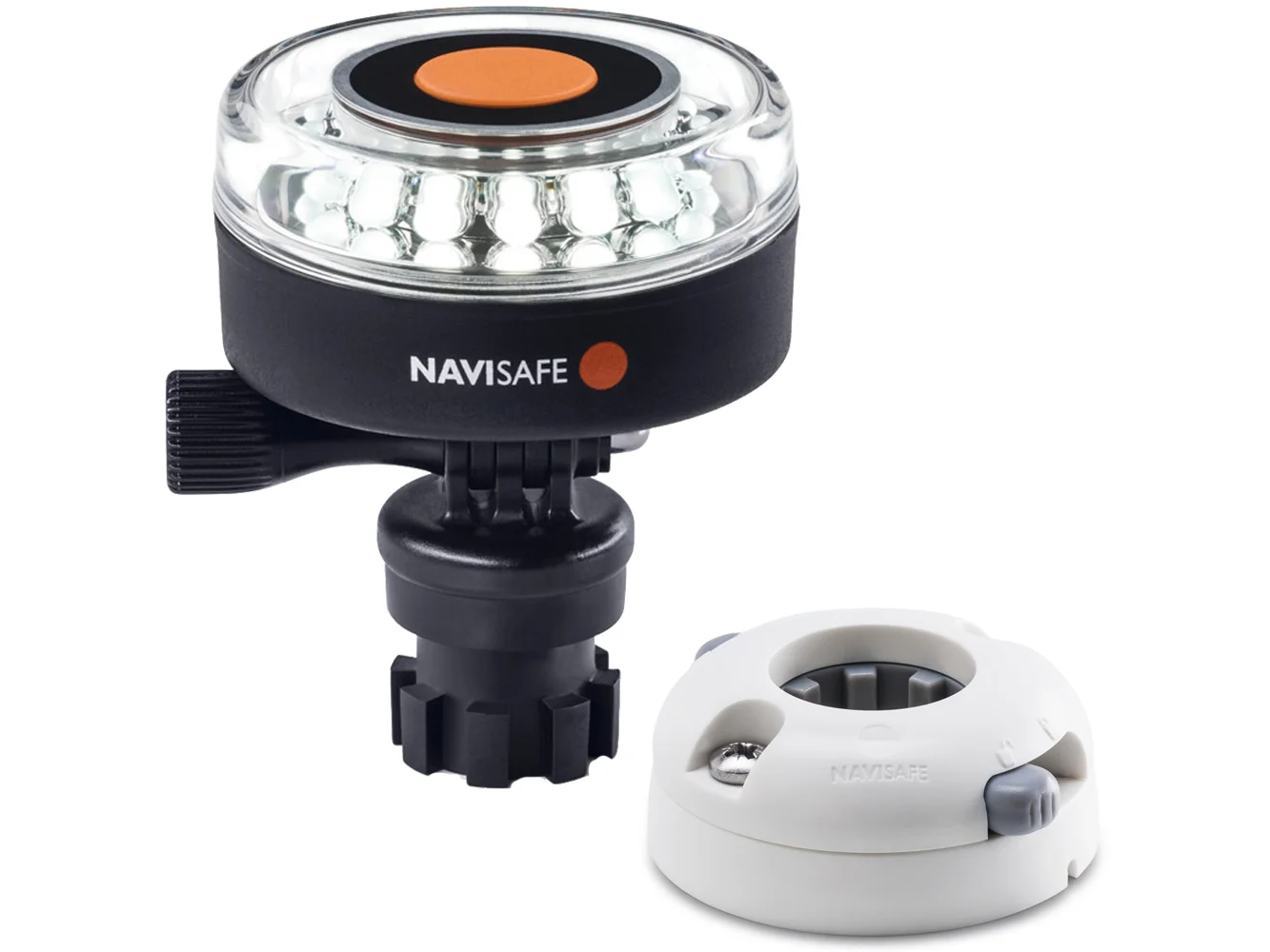 Navisafe Navilight 360° 2NM White w/Navimount Base & Horizontal Mount - White