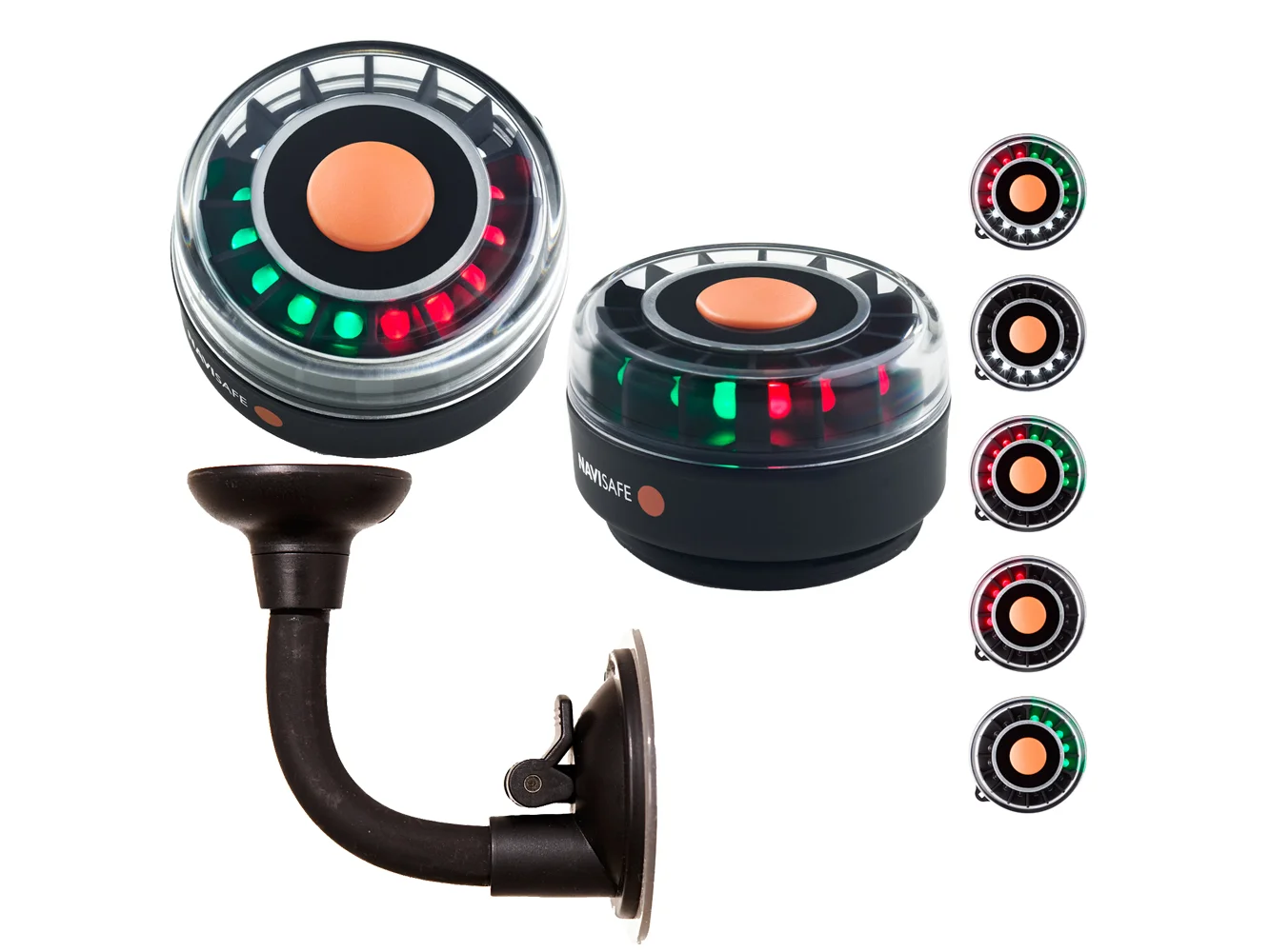 Navisafe Portable Navilight 2NM - TriColor w/Bendable Suction Cup Mount
