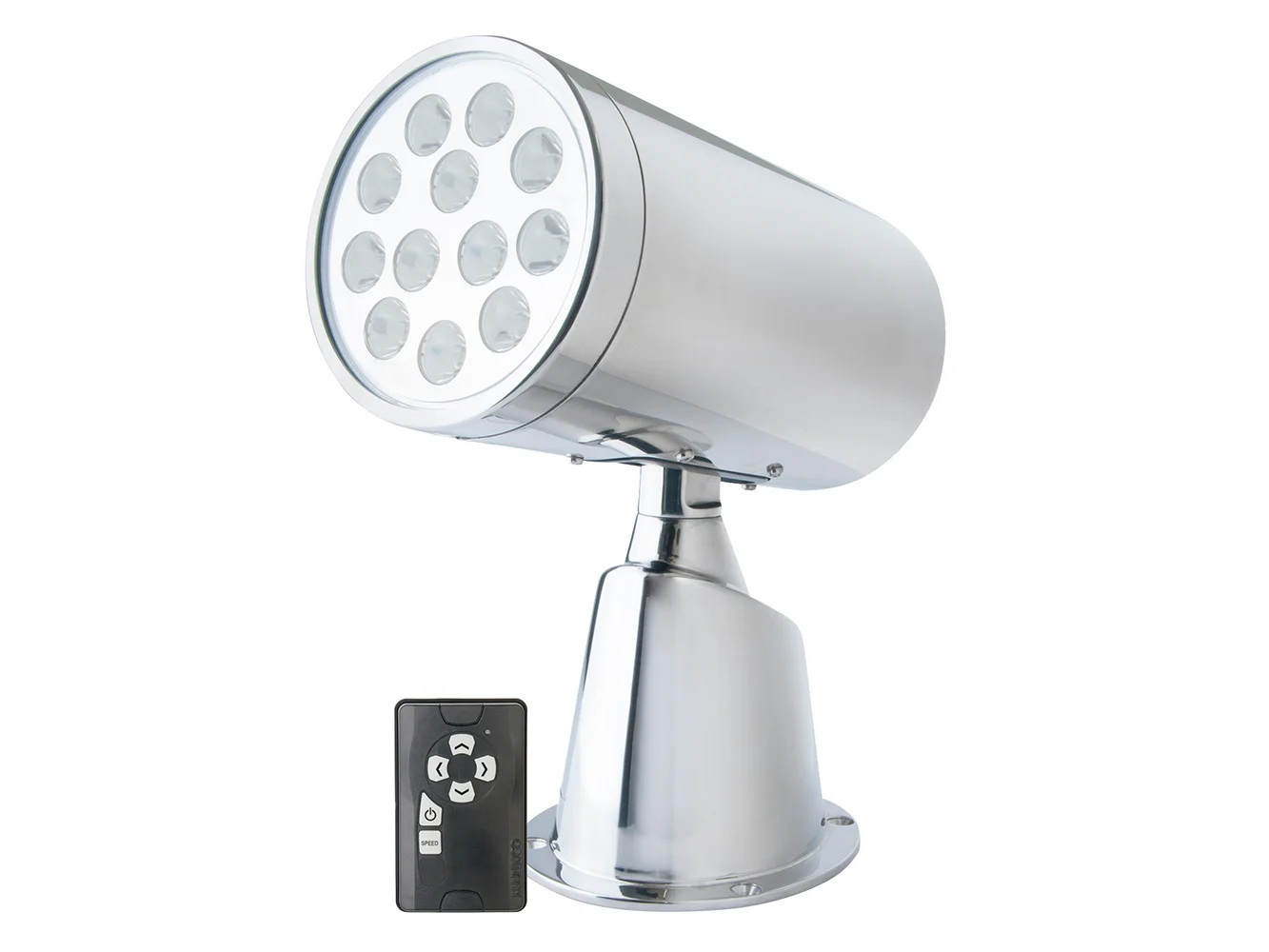 Marinco Wireless LED Stainless Steel Spotlight w/Remote