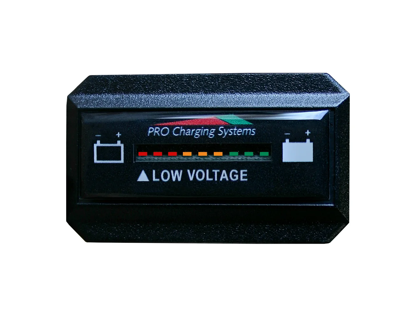 Dual Pro Battery Fuel Gauge - DeltaView® Link Compatible - Rectangle - 64V System (8-8V Batteries)