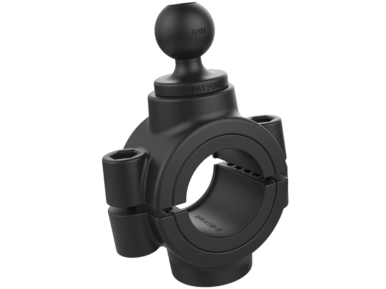 RAM Mount Torque™ 1-1/2" - 2" Diameter Rail Base w/1" Pin-Lock™ Ball