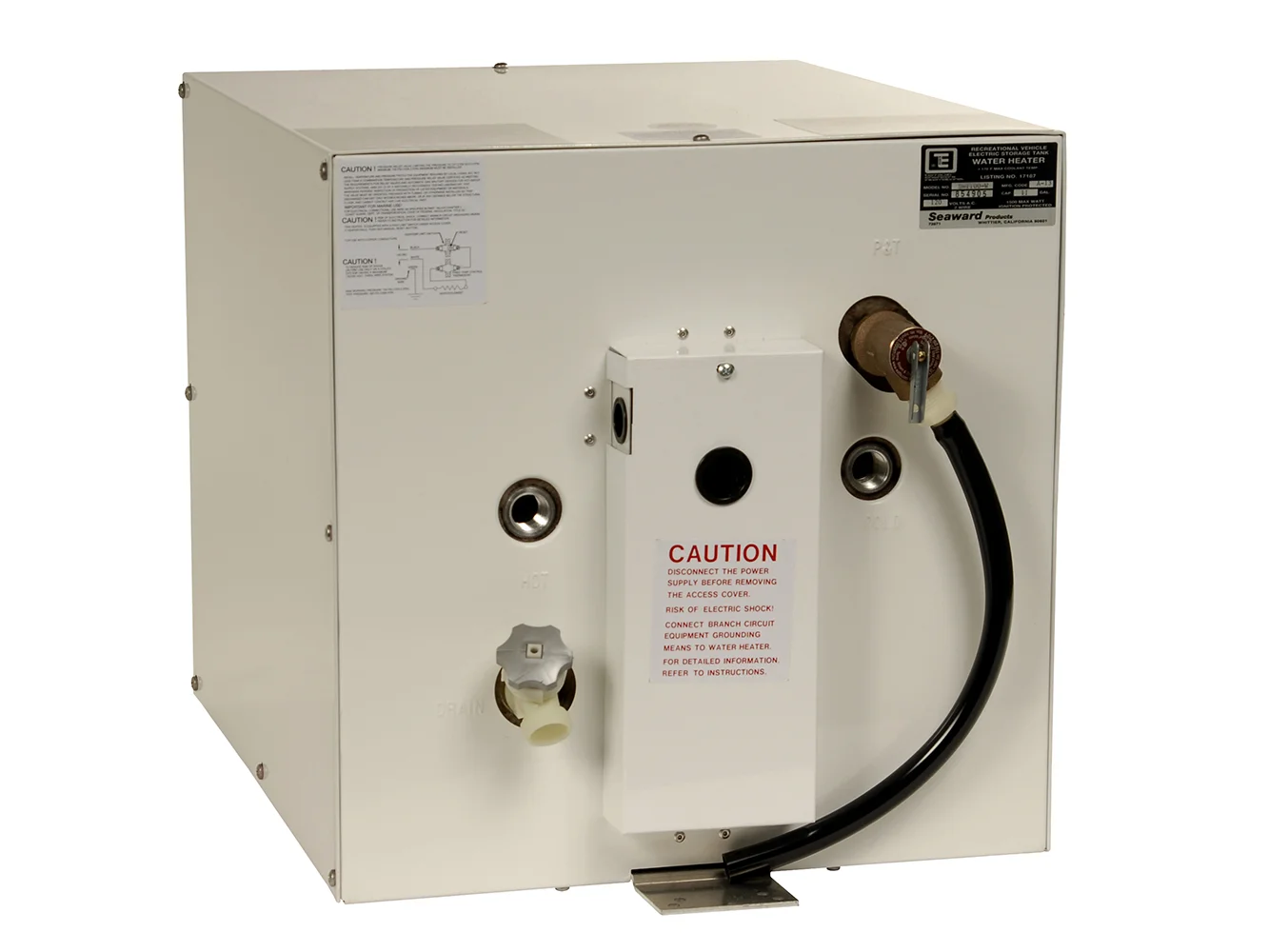 Whale Seaward 6 Gallon Hot Water Heater - White Epoxy - 240V - 3000W