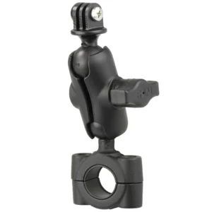 RAM Mount RAM&reg; Torque&trade; 3/4" - 1" Diameter Handlebar/Rail Base with 1" Ball, SHORT Arm and GoPro&reg;/Action Camera Mount