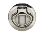 Southco Flush Pull Latch - Pull To Open - Non-Locking Polished Stainless Steel