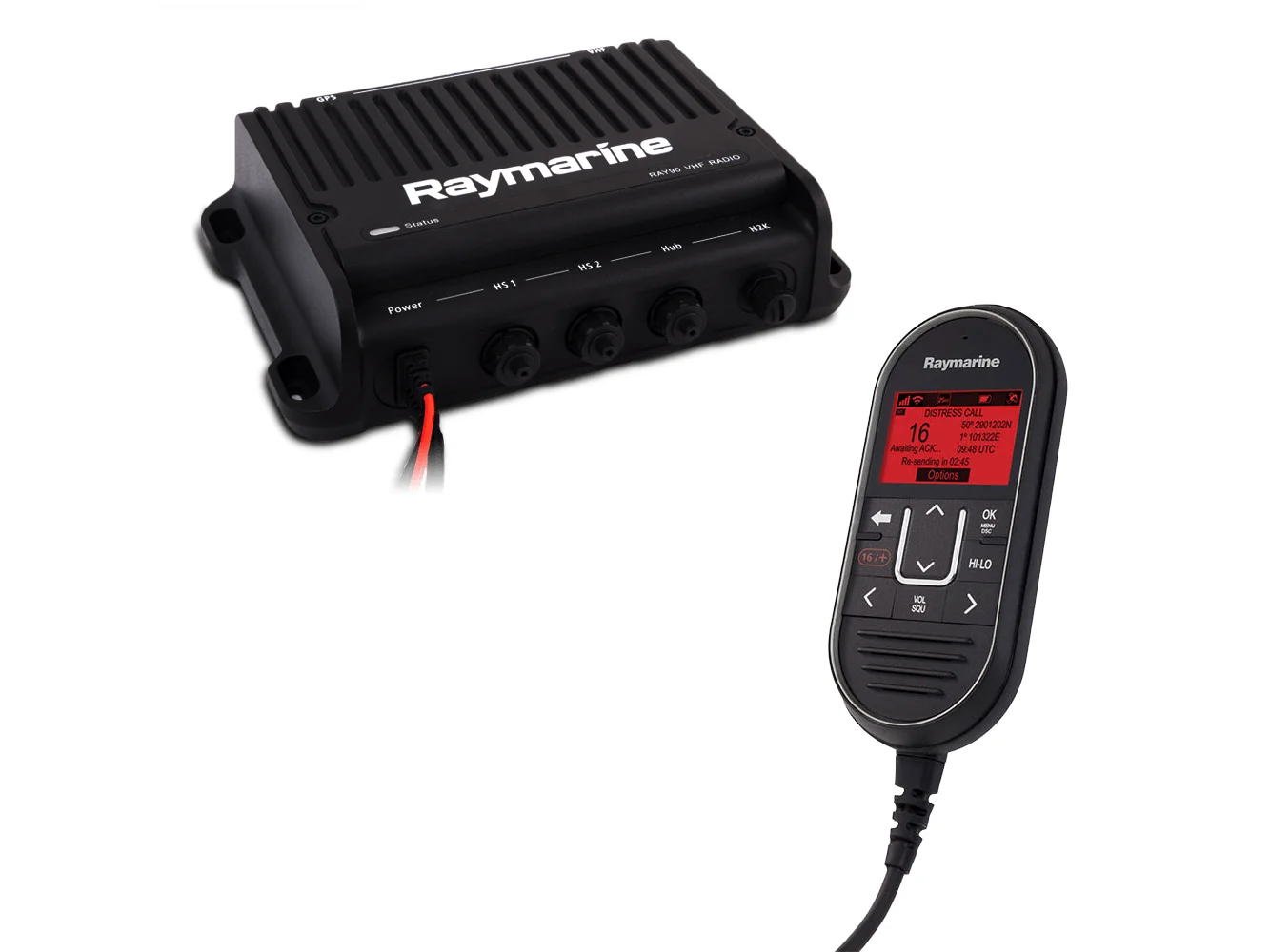 Raymarine Ray91 Modular Dual-Station VHF Black Box Radio System w/AIS