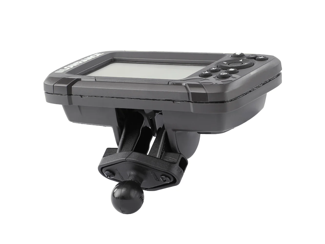 RAM Mount B Size 1" Fishfinder Ball Adapter for the Lowrance Hook2 Series