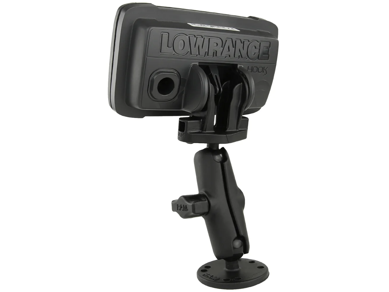 RAM Mount B Size 1" Fishfinder Mount for the Lowrance Hook2 Series