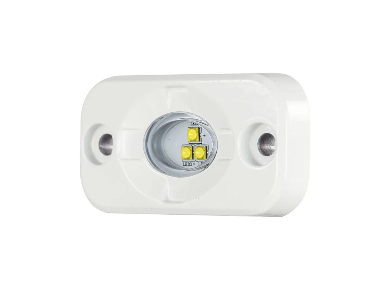 HEISE Marine Auxiliary Accent Lighting Pod - 1.5" x 3" - White/White
