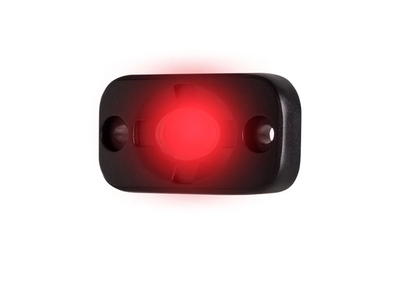 HEISE Auxiliary Accent Lighting Pod - 1.5" x 3" - Black/Red