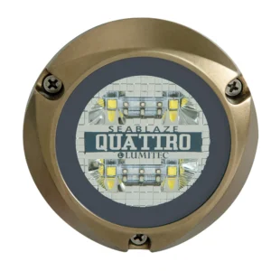 LUMITEC Quattro Underwater Light, Bronze, Blue/White | 101511