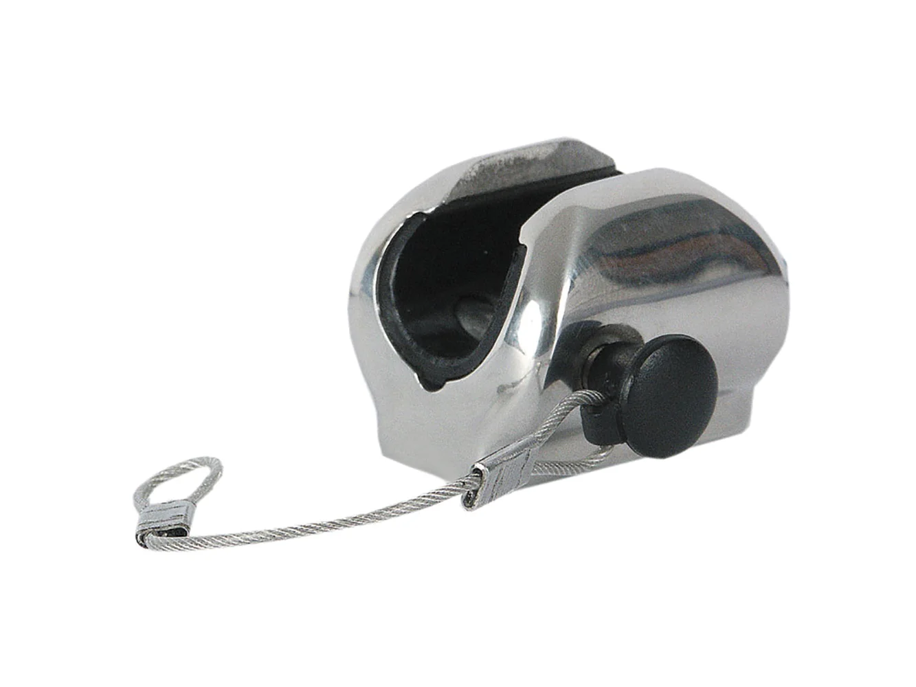 TACO Flat Deck Hinge w/Pin & Lanyard - Fits 7/8" Tube