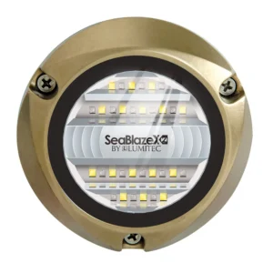 LUMITEC SeaBlaze X2 Underwater Light, Bronze, White/Blue | 101516