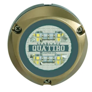 LUMITEC Zambezi Quattro Surface Mount Underwater Light - White/Blue | 101459 *ON SALE