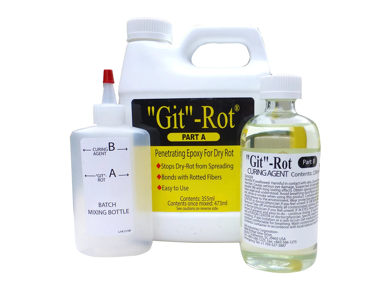 BoatLIFE Git Rot Kit - Pint