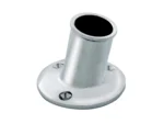 Whitecap Top-Mounted Flag Pole Socket CP/Brass - 1" ID