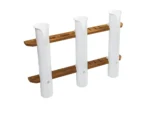 Whitecap Teak 3-Rod Tournament Storage Rack
