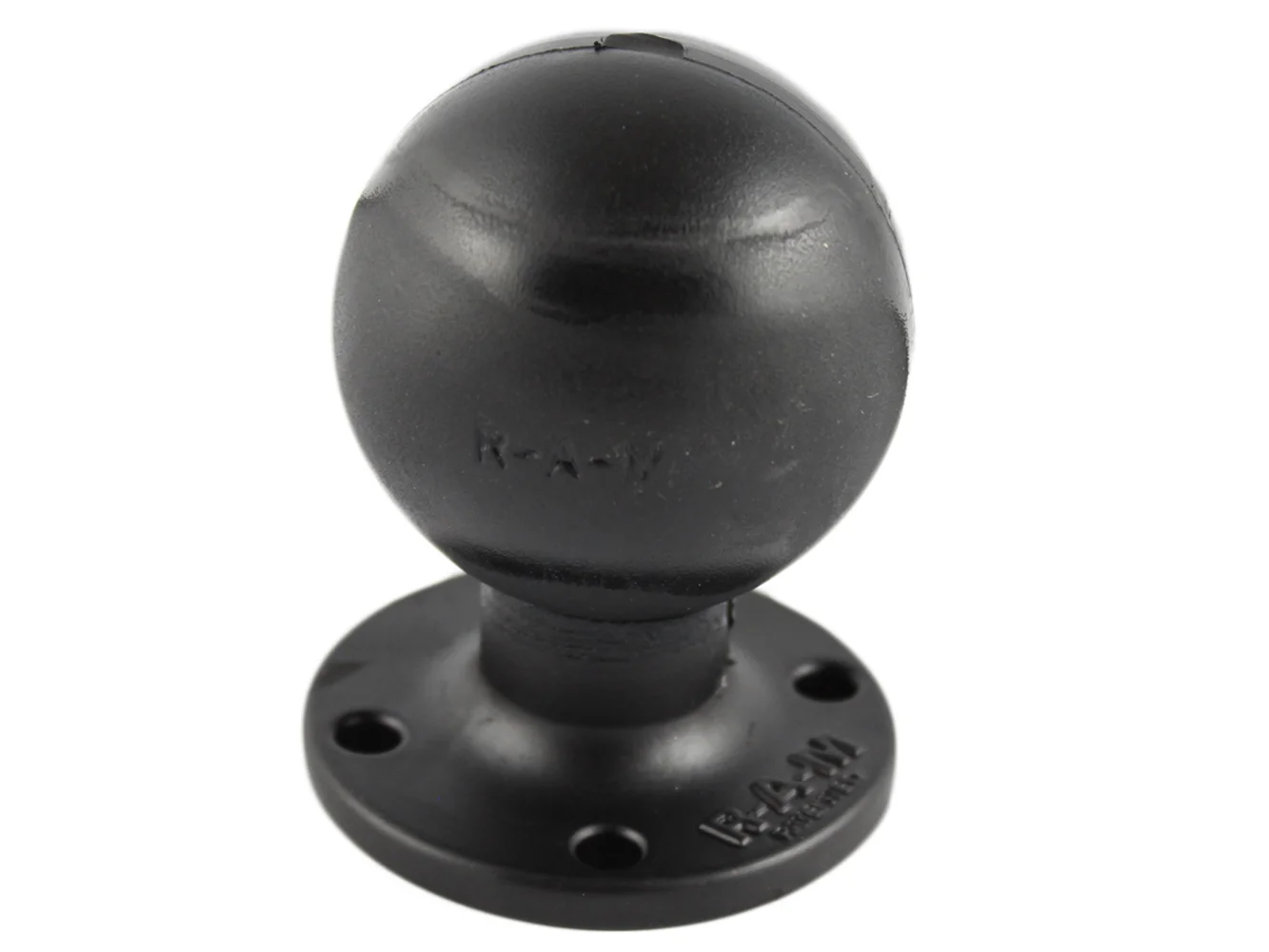 RAM Mount D Size 2.25" Ball on Round Plate w/AMPS Hole Pattern