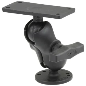 RAM Mount 1.5" Ball Mount w/2.5" Round Base, Short Arm & 2" x 4" Plate f/Humminbird Helix 7 Only