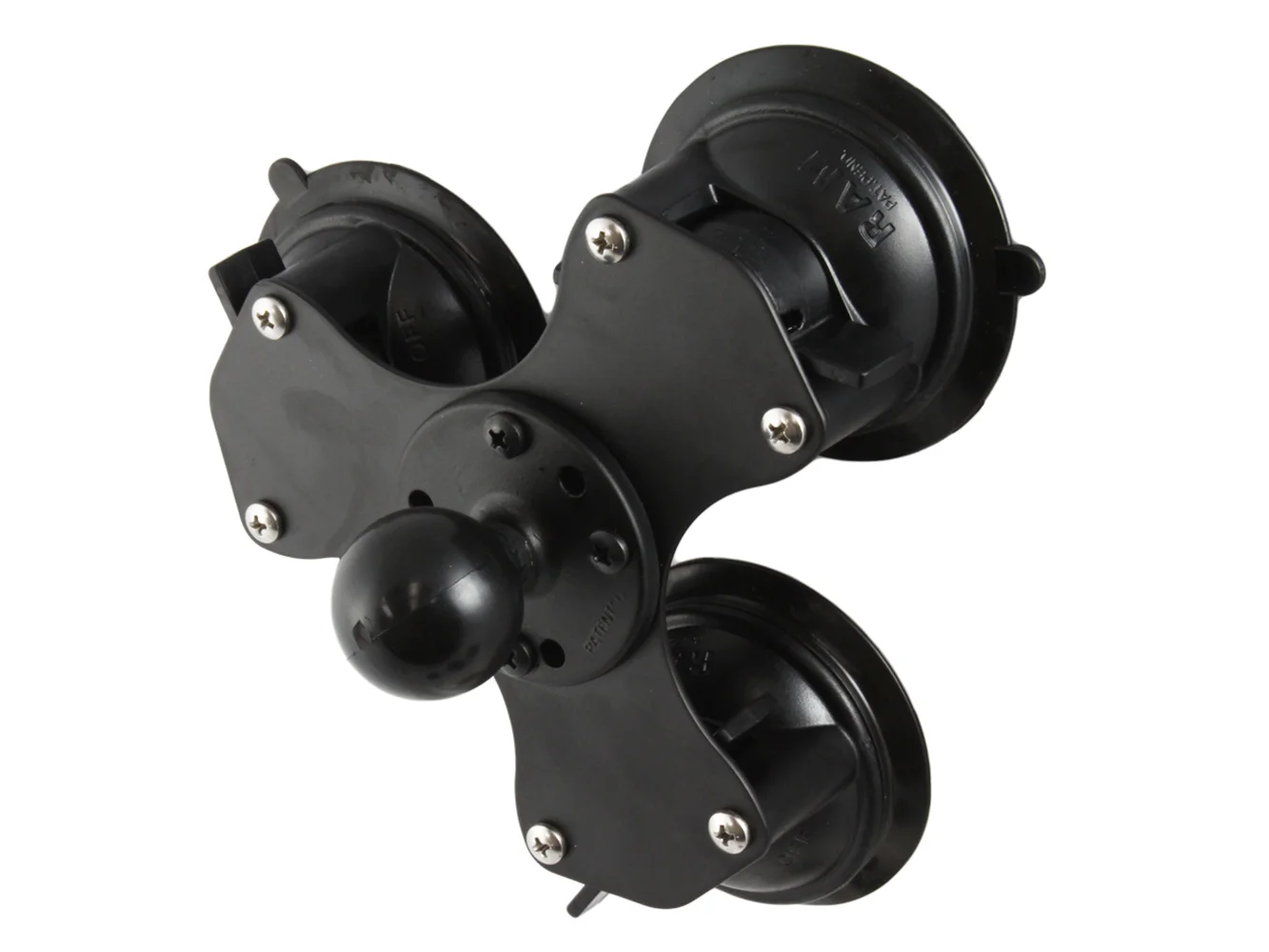 RAM Mount Triple Suction Cup Base w/1.5" Ball