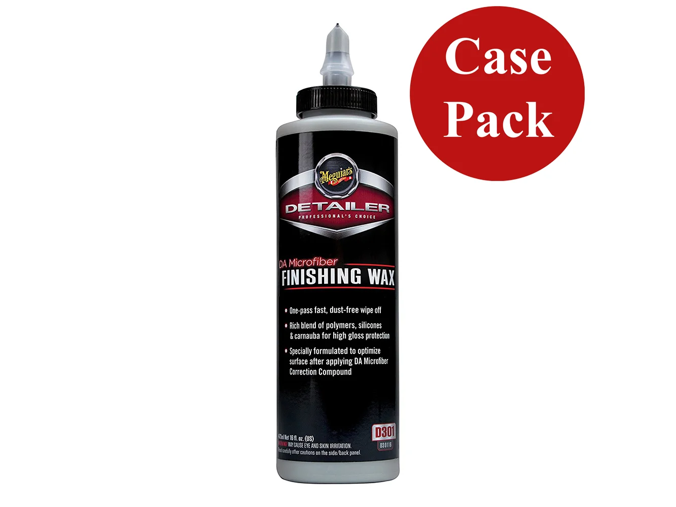 Meguiar's DA Microfiber Finishing Wax - 16oz *Case of 6*