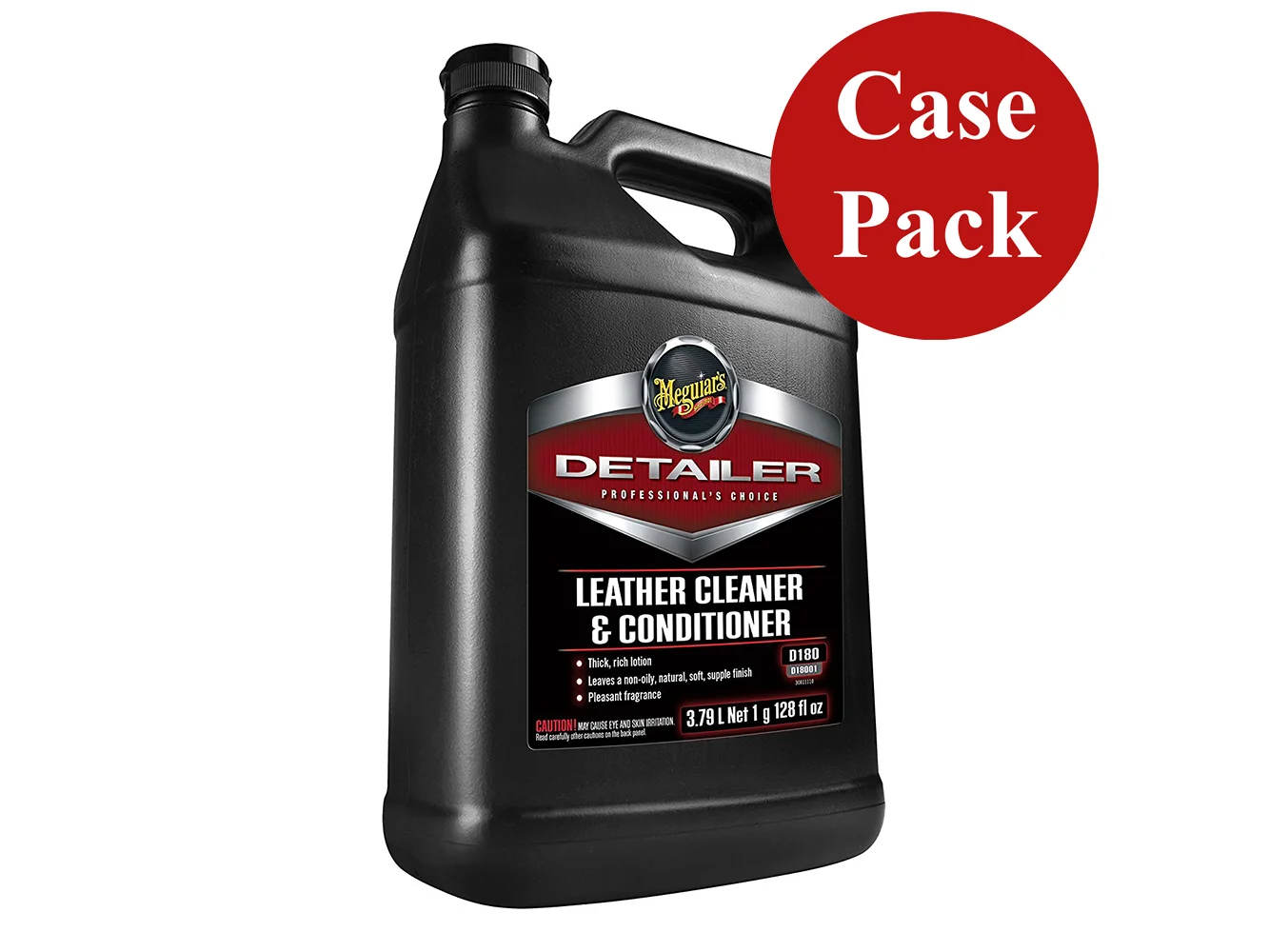 Meguiar's Detailer Leather Cleaner & Conditioner - 1-Gallon *Case of 4*