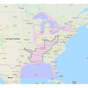 Furuno Gulf of Mexico, Great Lakes & Rivers - Vector Chart & Standard Resolution Satellite Photos f/Part of the Great Lakes - Unlock Code