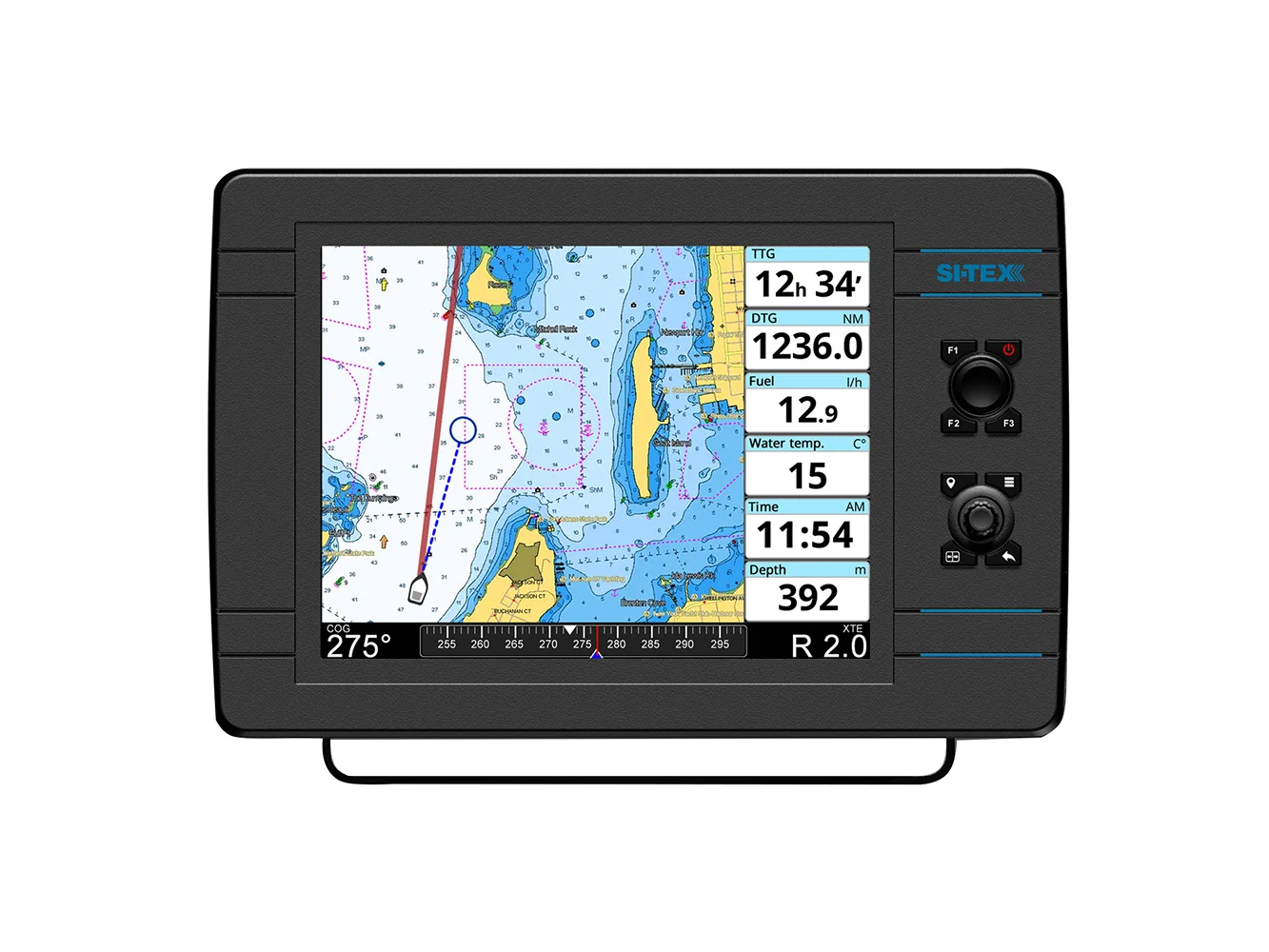 SI-TEX NavPro 1200F w/Wifi & Built-In CHIRP - Includes Internal GPS Receiver/Antenna