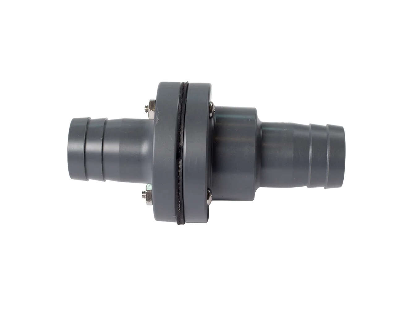 FATSAC 1-1/8" Barbed In-Line Check Valve w/O-Rings f/Auto Ballast System