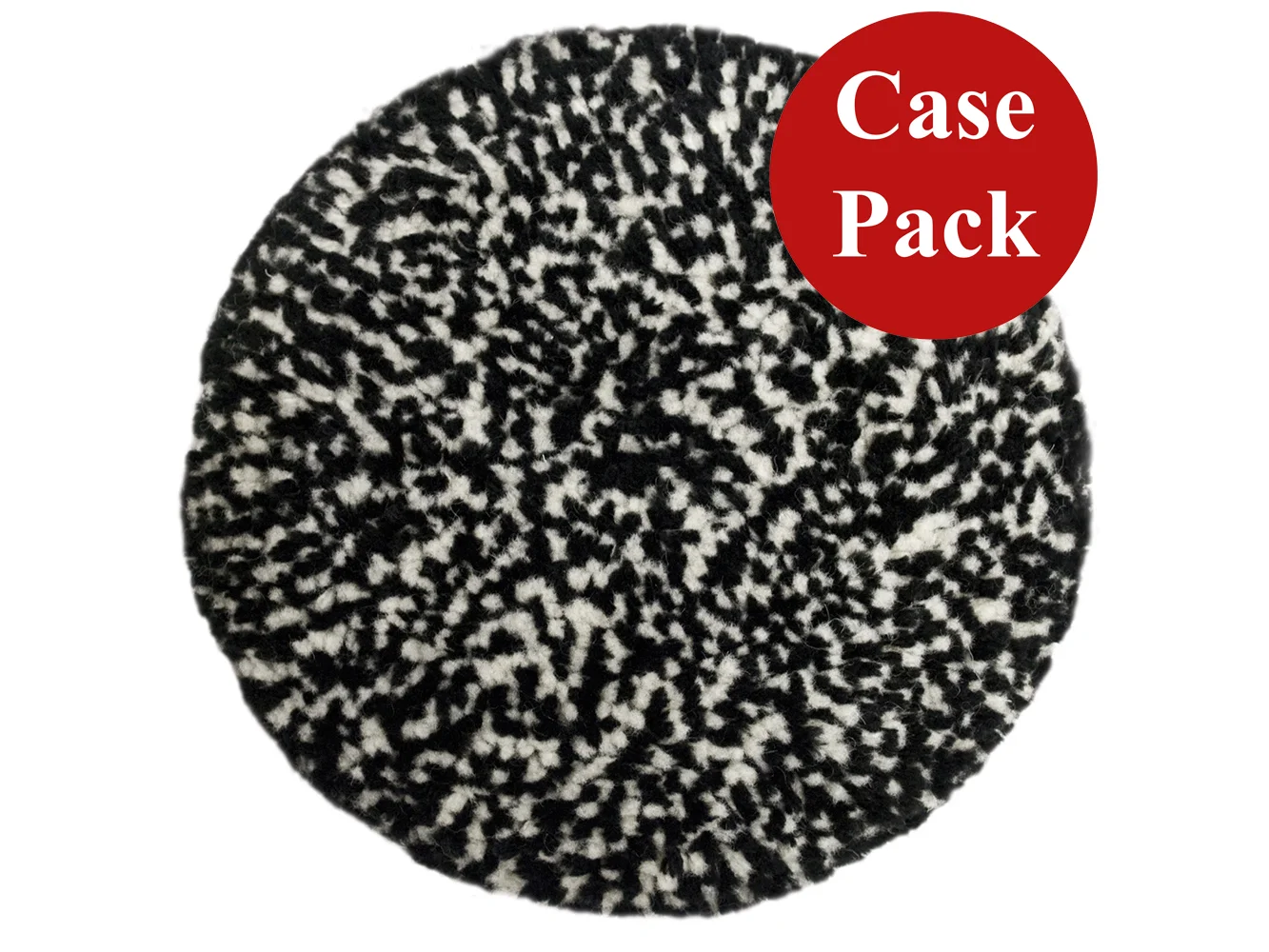 Presta Wool Compounding Pad - Black & White Heavy Cut - *Case of 12*