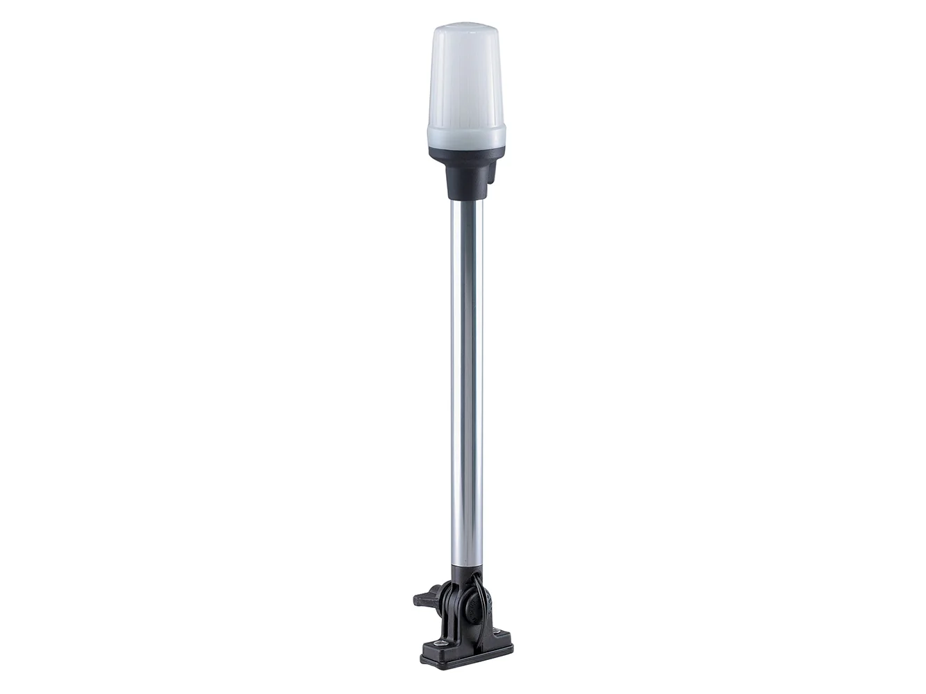 Perko Fold Down All-Round Pole Light - Vertical Mount - White